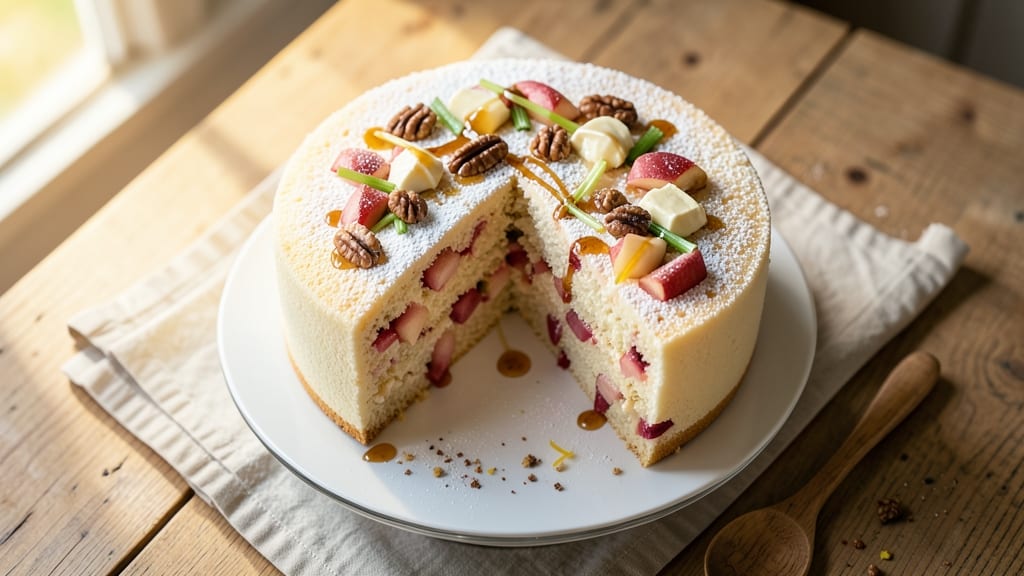 Angel Food Waldorf Cake Recipe: Light-as-Air Layers With Crunchy Topping