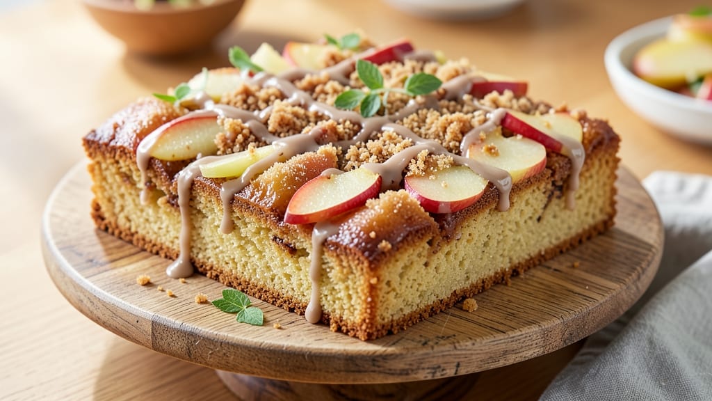 Apple Pear Coffee Cake Recipe: Spiced Streusel Crown Over Juicy Fruit Layers