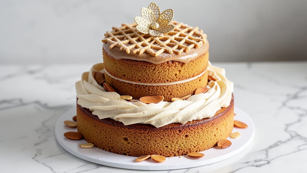 Almond-Flavored Wedding Cake Recipe: Luxurious Marzipan-Inspired Layers