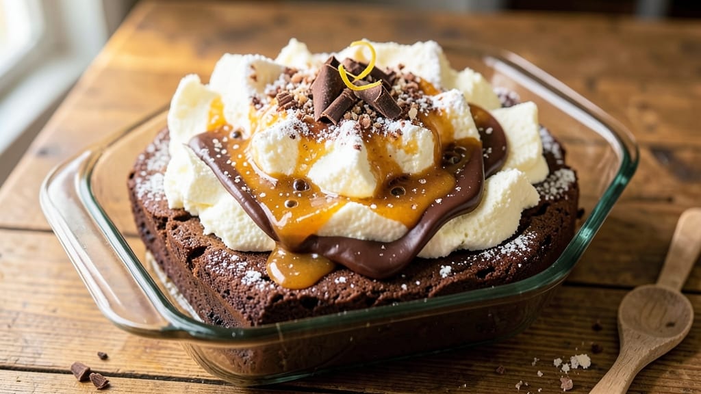Atomic Bomb Cake Recipe: Layered Chocolate-Vanilla Explosion in One Pan