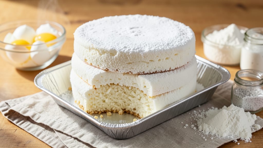 Angel Food Cake Recipe With Regular Flour: Fluffy Cloud Texture Without Egg Whites