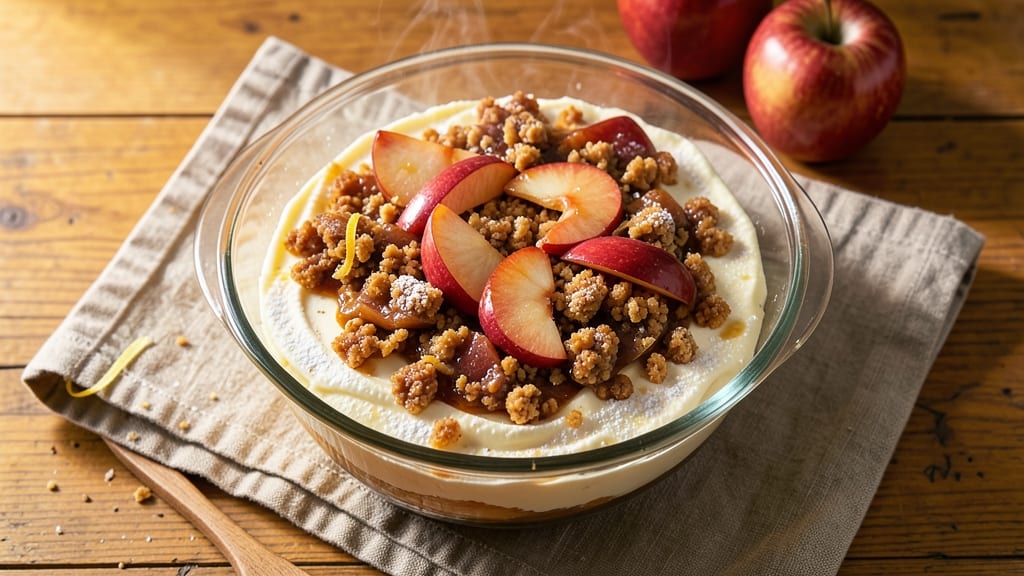 Apple Crumble Cheesecake Recipe UK: Spiced Apple Streusel Meets Silky Cheese Bliss