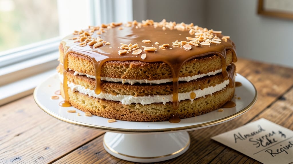 Almond Syrup Cake Recipe: Nutty Moisture With Caramelized Topping