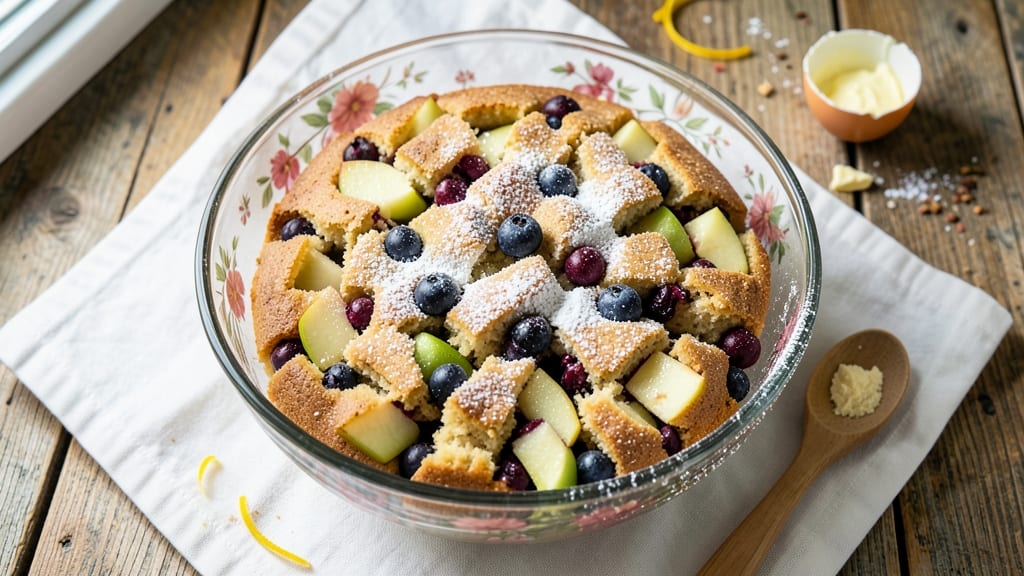 Apple Blueberry Cake Mix Recipe: Moist Layers and Bursting Berries in One Bowl