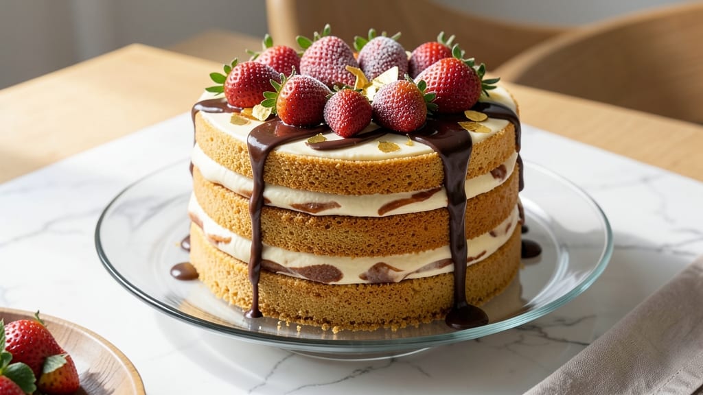 American Beauty Cake Recipe: Buttery Layers and Spiced Apple Harmony