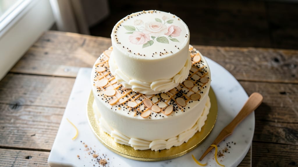 Almond Poppy Seed Wedding Cake Recipe: Elegant Layers With Nutty-Sweet Balance