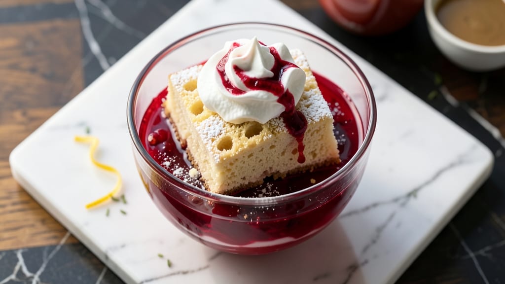 Angel Food Cake, Jello, and Cool Whip Recipe: Light-as-Air Layers With No-Bake Magic
