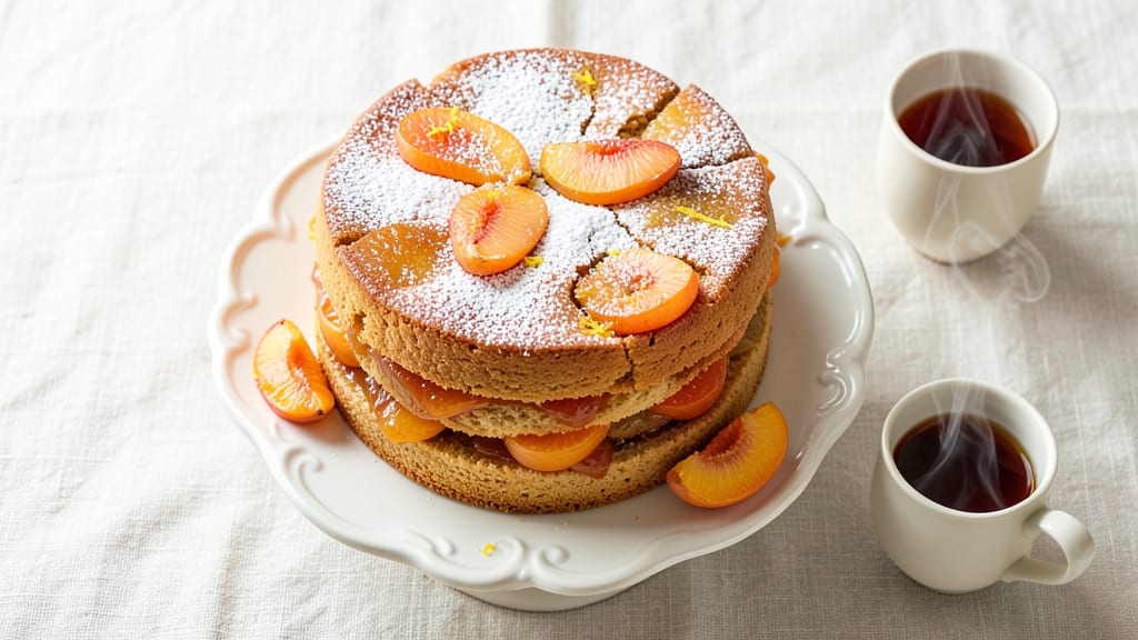 Apricot Tea Cake Recipe: Buttery Layers with Zesty Citrus Zing