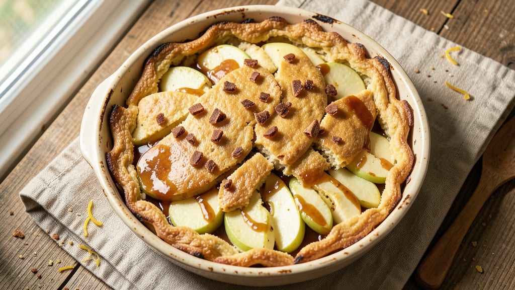 Apple Cobbler Recipe With Pancake Mix: Breakfast-for-Dinner Twist in One Pan