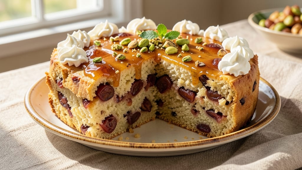 Arabic Date Cake Recipe: Honey-Soaked Layers with Cardamom Spice