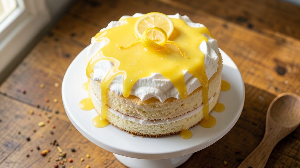 Angel Food Cake With Lemon Glaze Recipe: Light-as-Air Layers and Zesty Citrus Shine