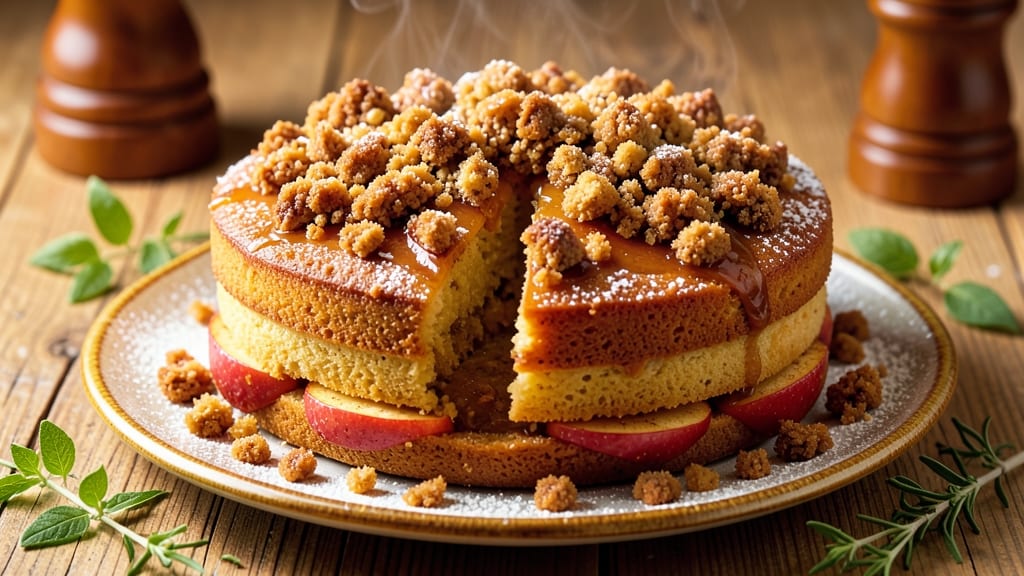 Apple Cake Recipe With Streusel Topping: Warm Spiced Layers and Buttery Crunch Top