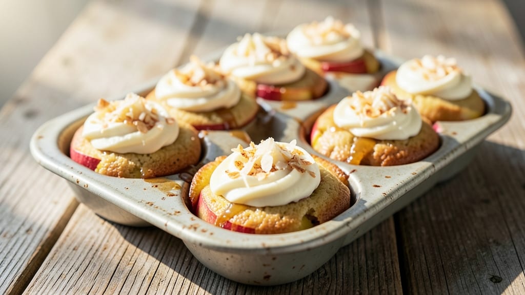 Apple Muffin Cake Recipe: Spiced Apple Streusel Crown Over Moist Vanilla Layers