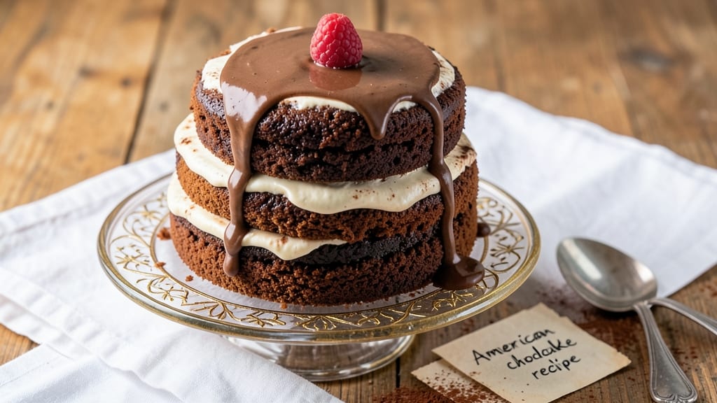American Chocolate Cake Recipe: Layers of Richness With Moist Middle