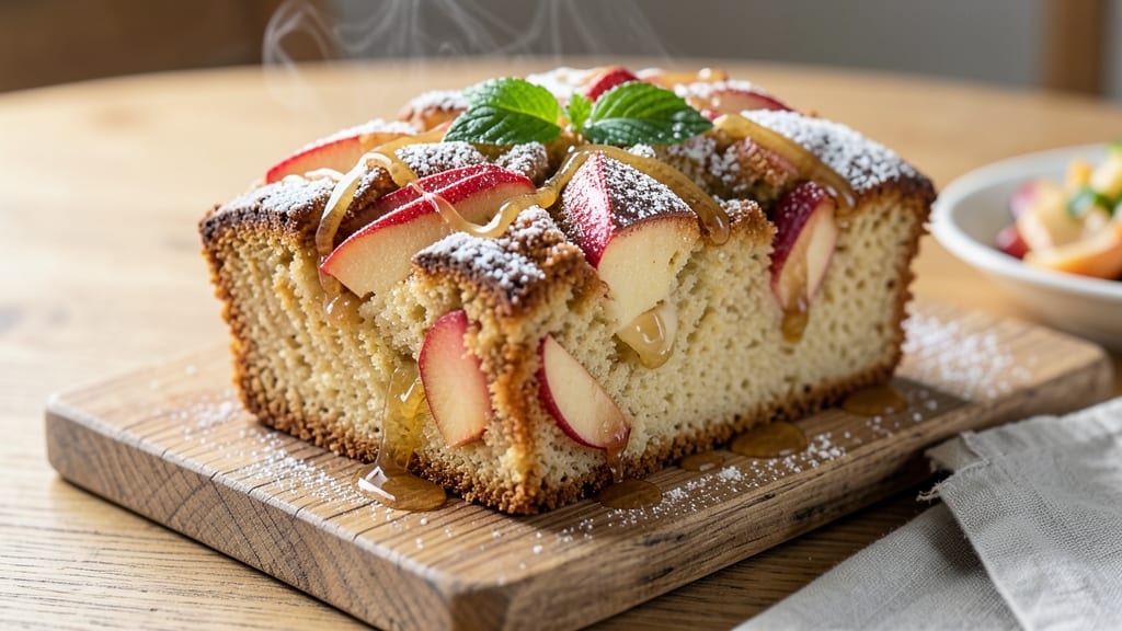 Apple Cake Loaf Tin Recipe: Spiced Apple Filling With Buttery Streusel Crown