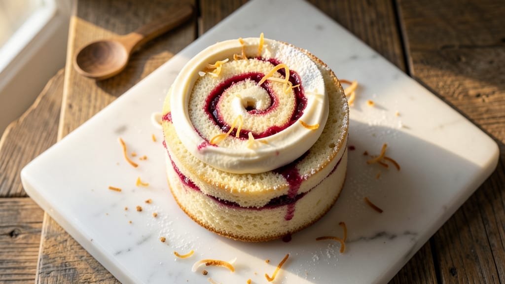 Angel Food Cake Jelly Roll Recipe: Light-as-Air Swirls With Zero Mess