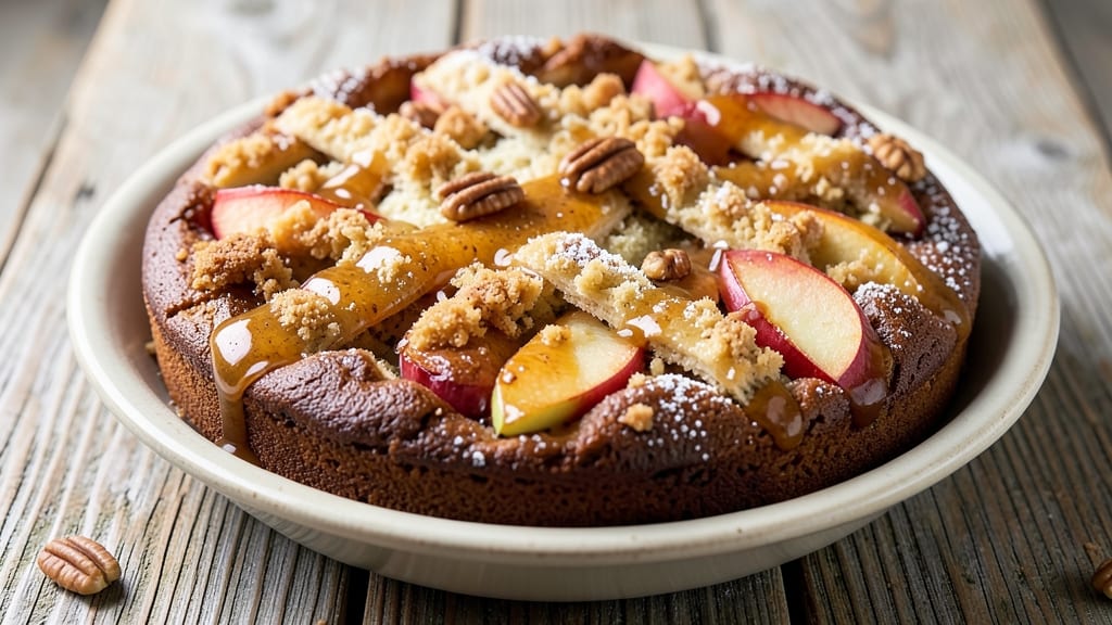 Alton Brown's Apple Cake Recipe: Spiced Moist Layers With Buttery Streusel Crown