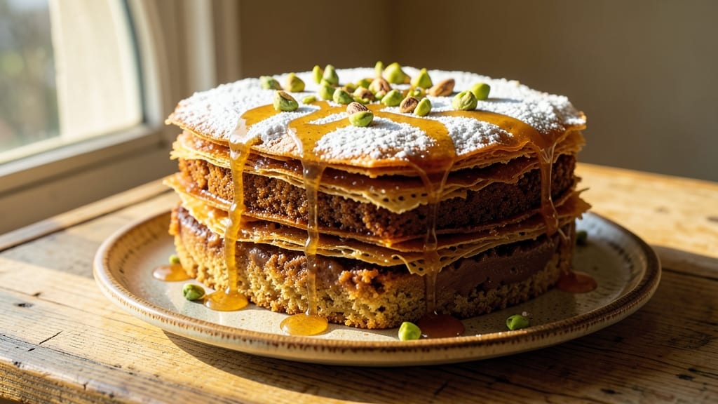 Arabic Honey Cake Recipe: Fragrant Cardamom and Orange Blossom Delight