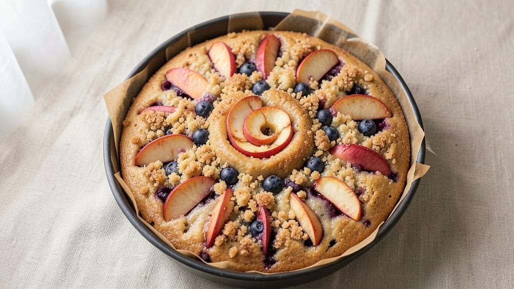 Apple Blueberry Coffee Cake Recipe: Streusel-Topped Morning Delight