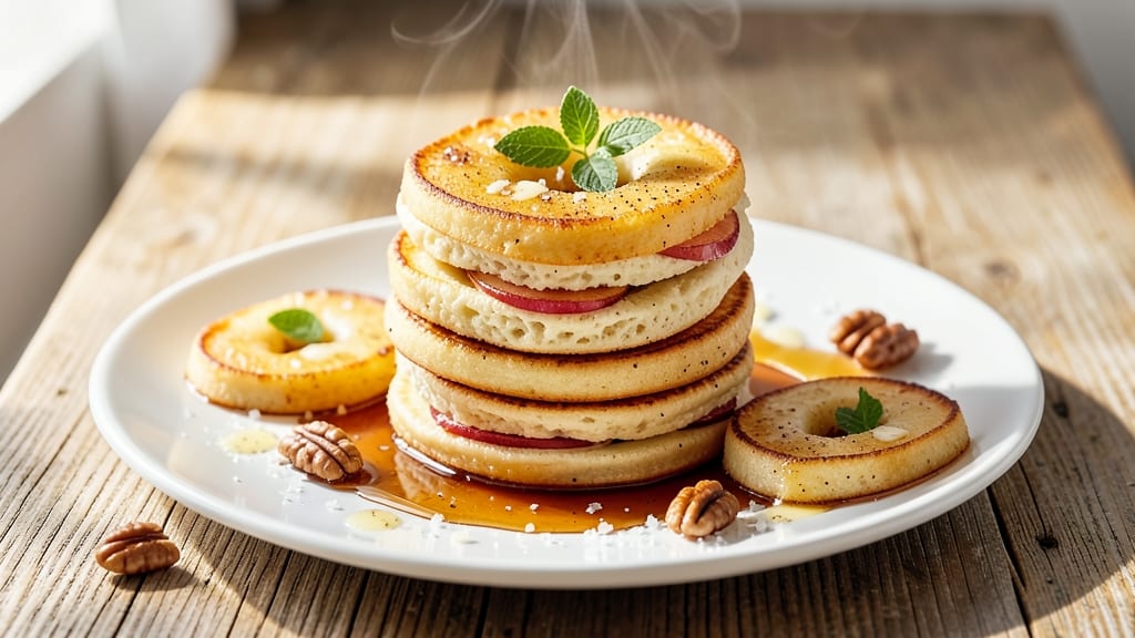 Apple Pancake Rings Recipe: Crispy Edges With Caramelized Apple Filling
