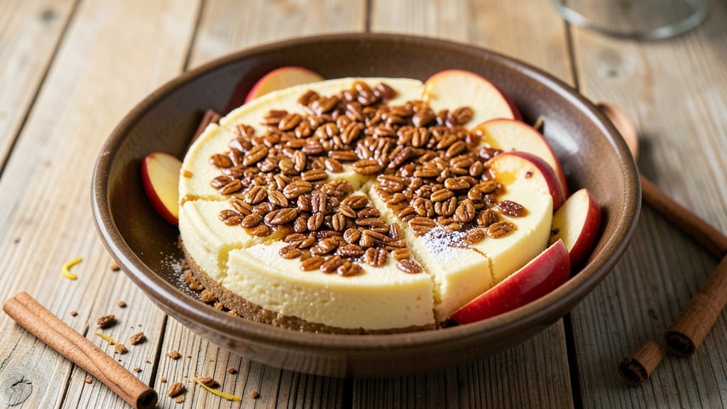 Applebee's Apple Chimi Cheesecake Recipe: Crispy Tortilla Crown Over Warm Apple Streusel Rivers
