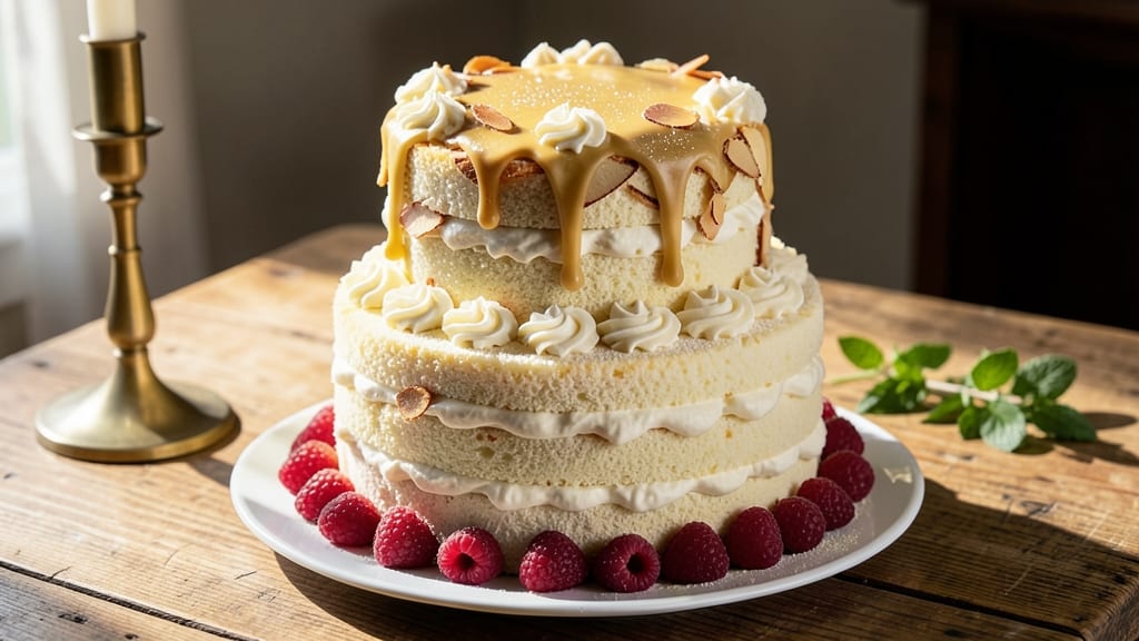 Amish Wedding Cake Recipe: Layers of Vanilla Bliss With Buttery Frosting
