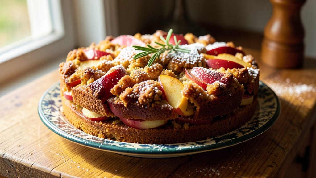 Aunt Tilly's Apple Cake Recipe: Spiced Streusel Crown Over Moist Layers