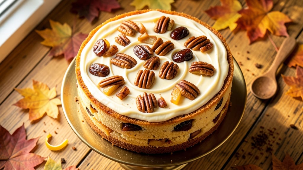 Apple Date and Pecan Cake Recipe: Warm Spiced Layers With Nutty Crunch Top