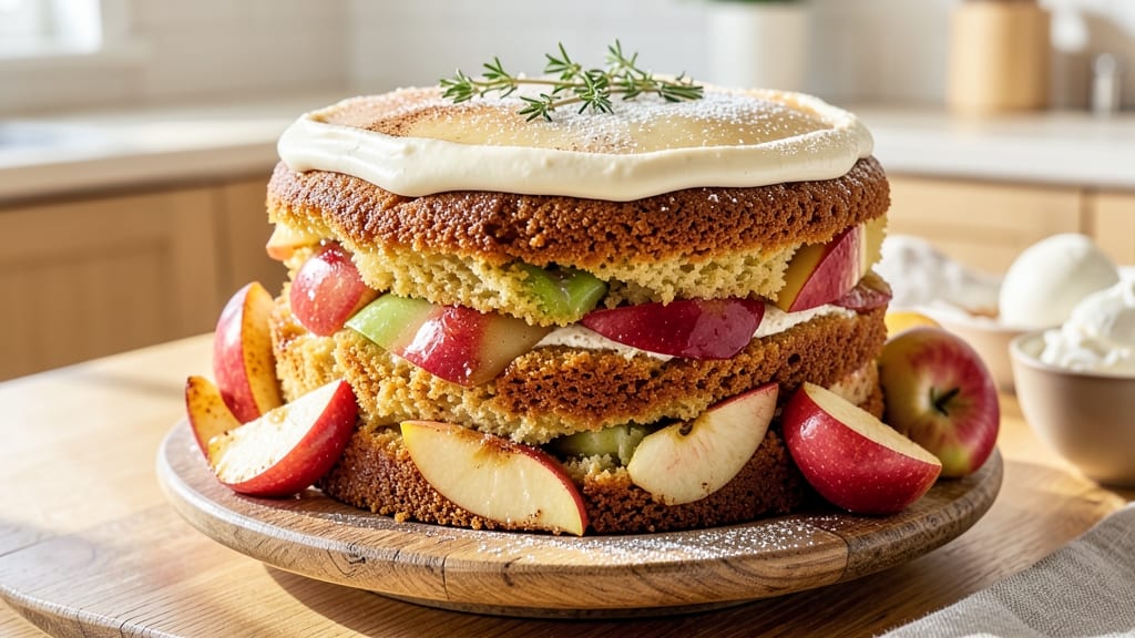 Apple Cake Recipe With Lots Of Apples: Bursting Fruit Layers and Buttery Streusel Crown