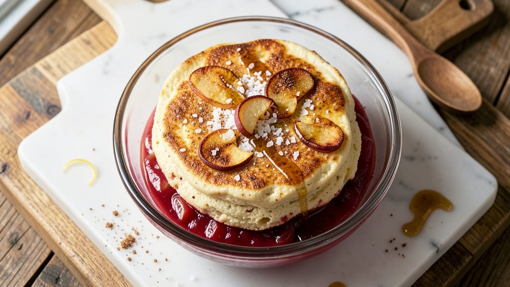 Apple Soufflé Pancake Recipe: Fluffy Clouds With Warm Apple Rivers