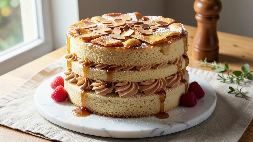 Amaretto Divine Cake Recipe: Nutty Liqueur Moisture with Vanilla Swirl Magic