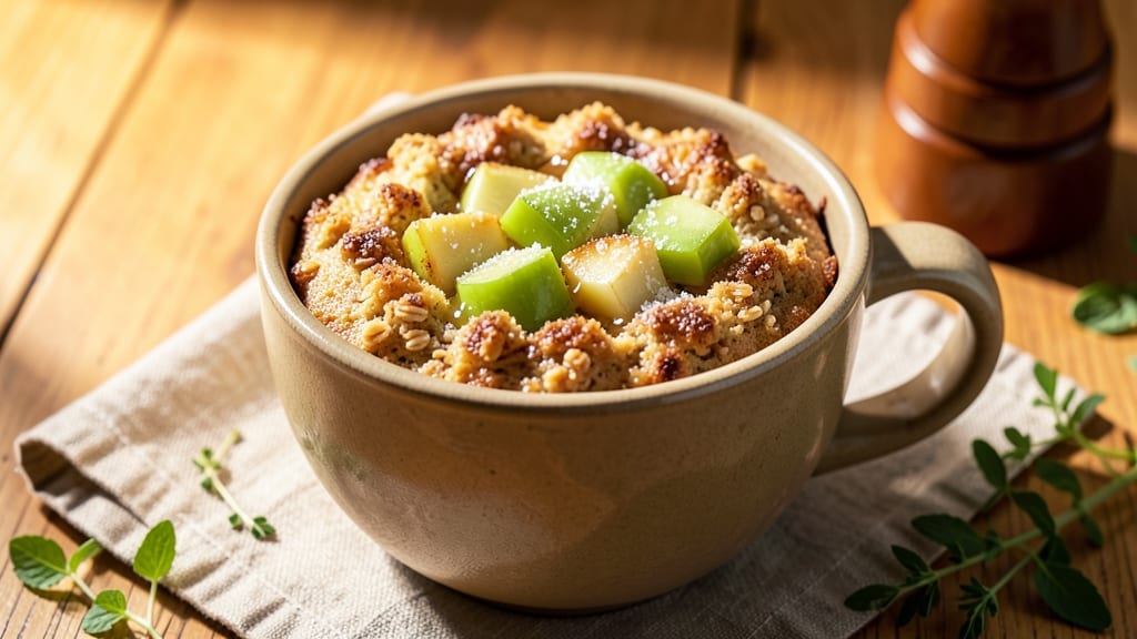Apple Crumble Mug Cake Recipe: Warm Spiced Apple Streusel in 5 Minutes