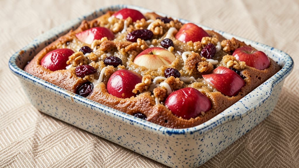 Apple Raisin Coffee Cake Recipe: Buttery Streusel Crown Over Warm Spiced Apple Filling