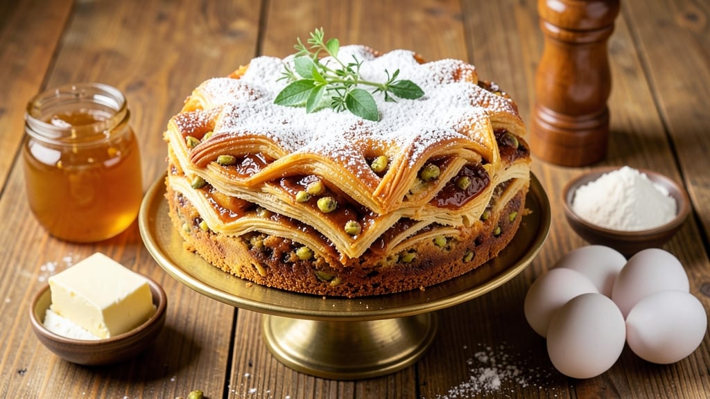 Armenian Honey Cake Recipe: Spiced Nuts and Citrus-Zest Layers