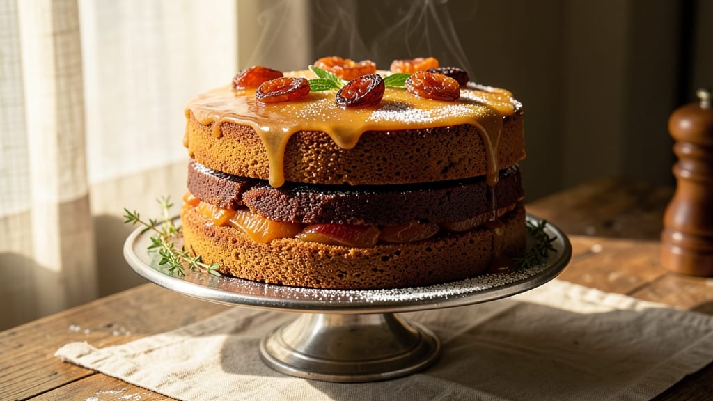 Apricot Brandy Cake Recipe: Boozy Fruit Swirls With Buttery Crust