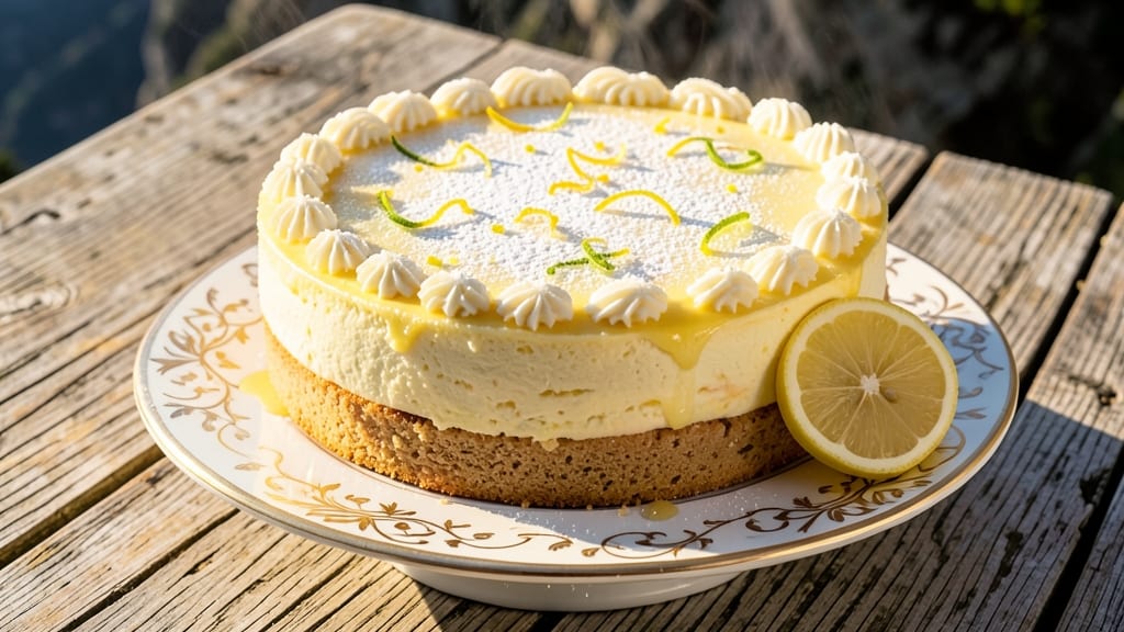 Amalfi Coast Lemon Cake Recipe: Zesty Citrus Layers with Almond-Flecked Magic