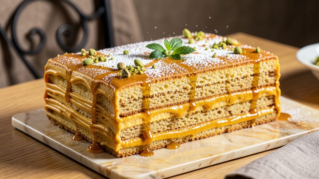 Arabic Saffron Cake Recipe: Fragrant Spice-Infused Layers With Golden Crust