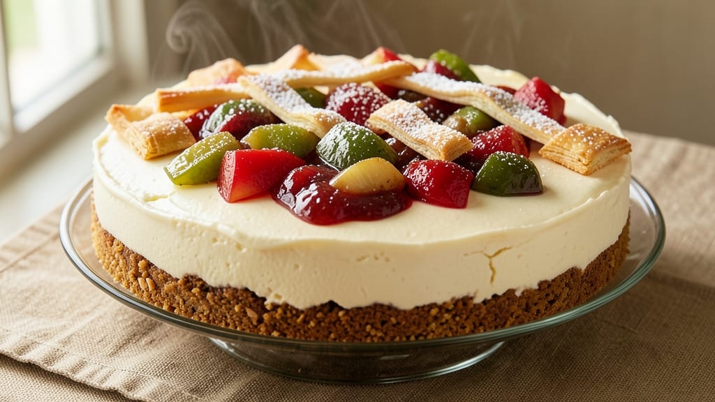 Apple Cheesecake Recipe Cheesecake Factory: Apple Butter Swirls and Buttery Streusel Crown
