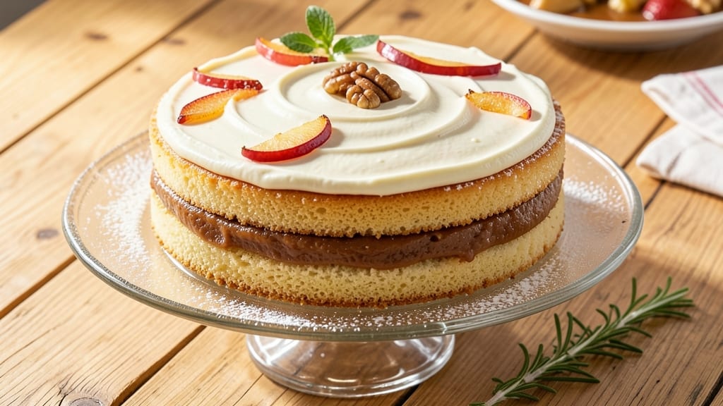 Applebutter Cake Recipe: Warm Spice Swirl With Buttery Streusel Crown