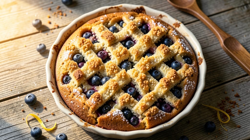 Anthony's Blueberry Coffee Cake Recipe: Buttery Crust and Bursting Berries