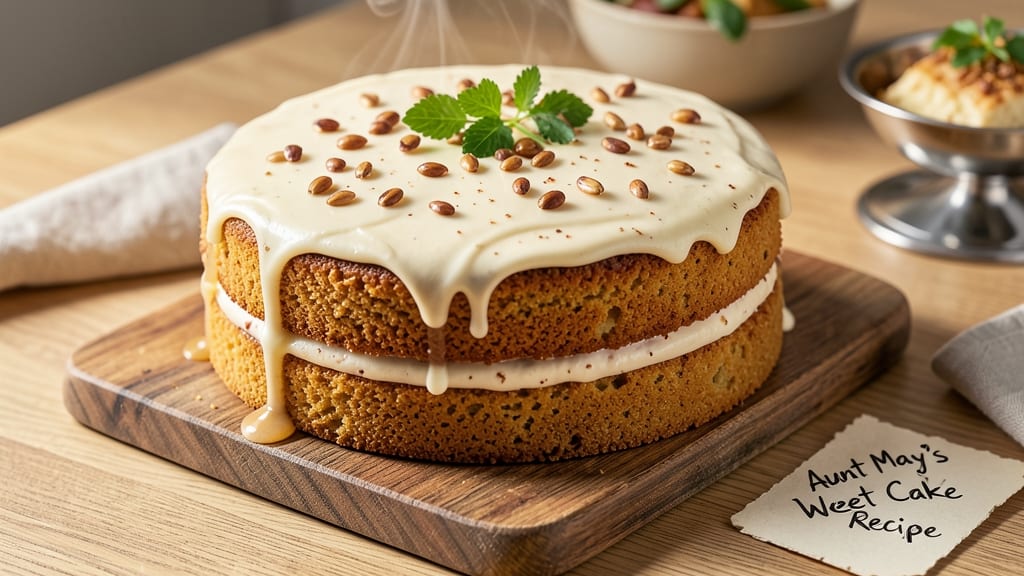 Aunt May's Wheat Cake Recipe: Buttery Layers With Vanilla Swirl Magic