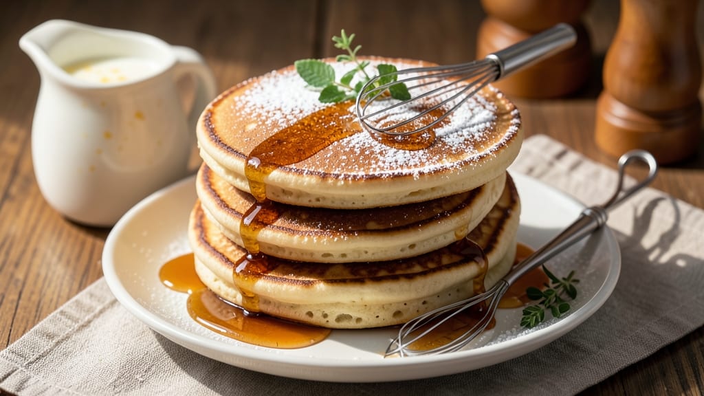 American Pancakes Recipe Without Baking Powder: Fluffy Rise From Whisked Leavening