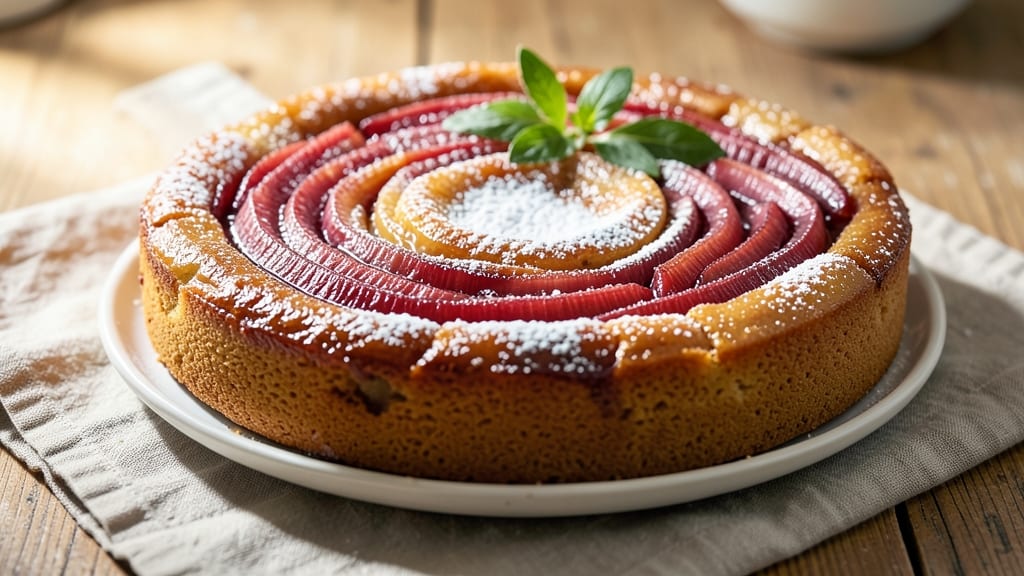 America's Test Kitchen Rhubarb Upside Down Cake Recipe: Caramelized Top and Spiced Fruit Bliss