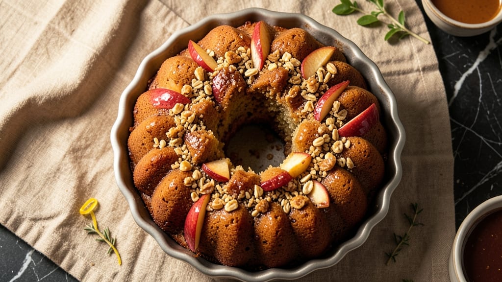 Apple Bundt Coffee Cake Recipe: Spiced Apple Streusel With Buttery Moist Crumb