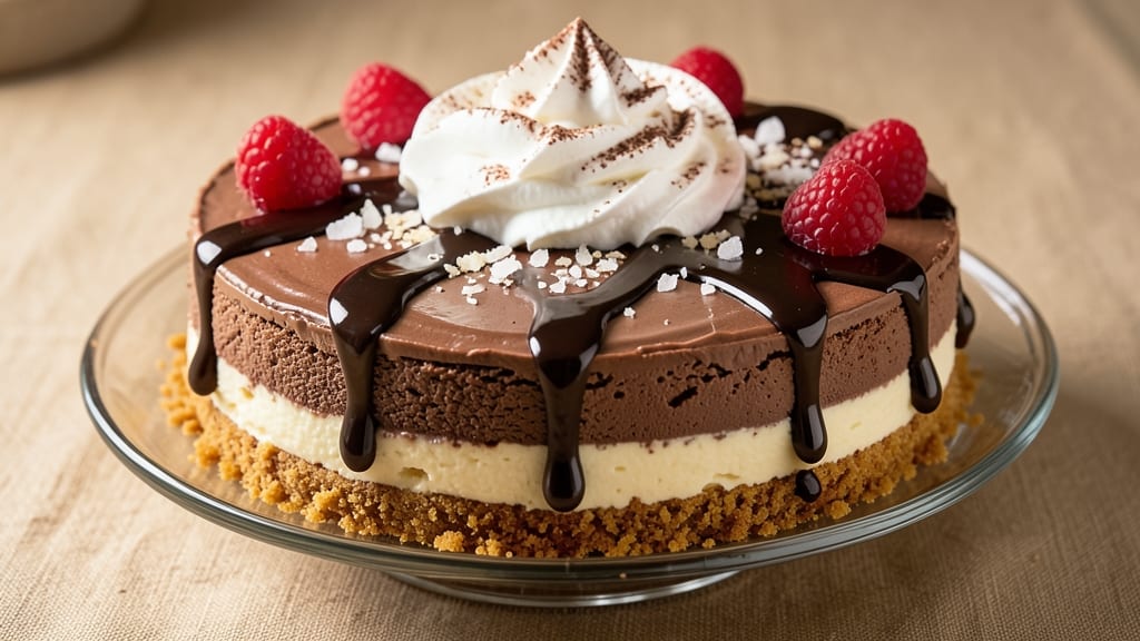 Amazing Chocolate Cheesecake Recipe: Velvety Middle, Crispy Graham Base