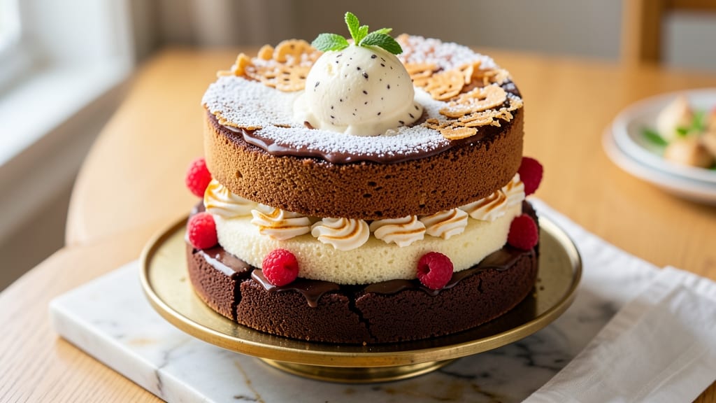 Amazing Ice Cream Cake Recipe: Layered Frosting and Crunch in Every Bite
