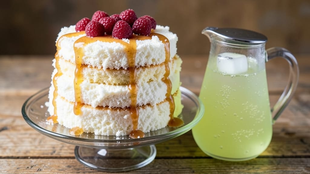 Angel Food Cake With Sprite Recipe: Light-as-Air Cake with Fizzy Flavor Twist