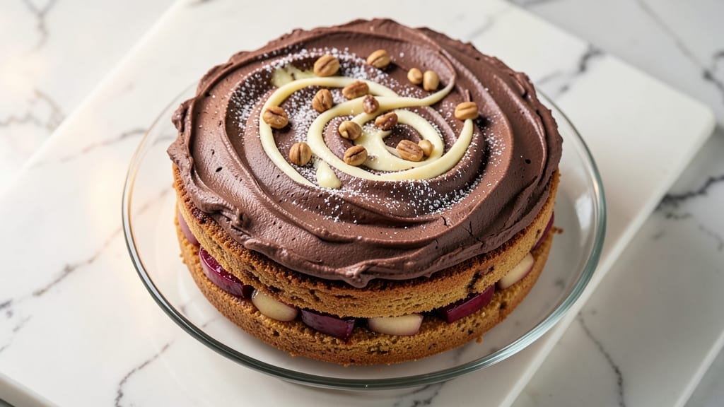 Apple Chocolate Mousse Cake Recipe: Layers of Airy Silk and Rich Dark Ganache
