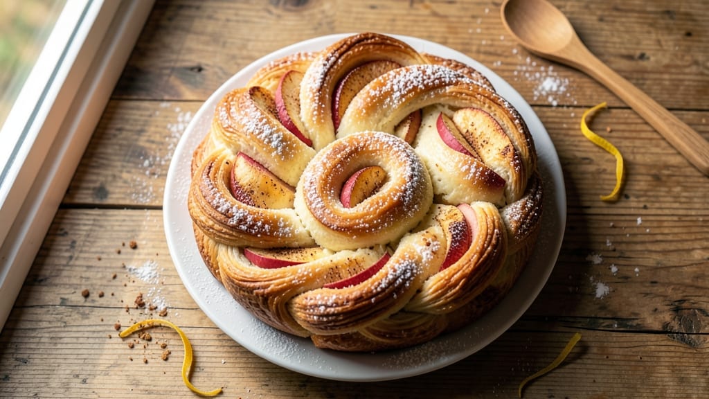 Apple Pie Cheesecake Braid Recipe: Flaky Crust Meets Gooey Apple-Cream Rivers