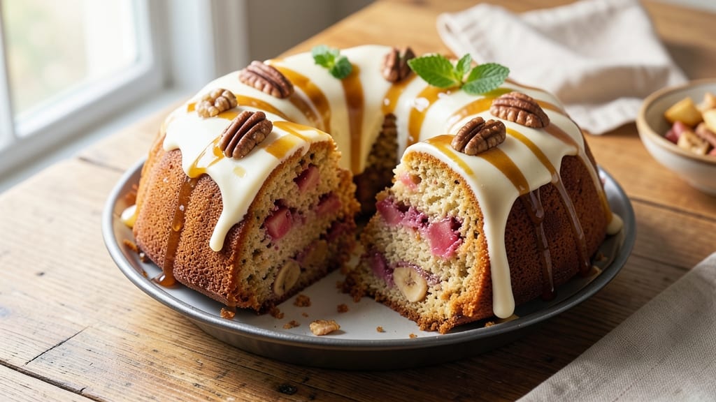 Apple Banana Bundt Cake Recipe: Spiced Fruit Swirls and Buttery Moistness